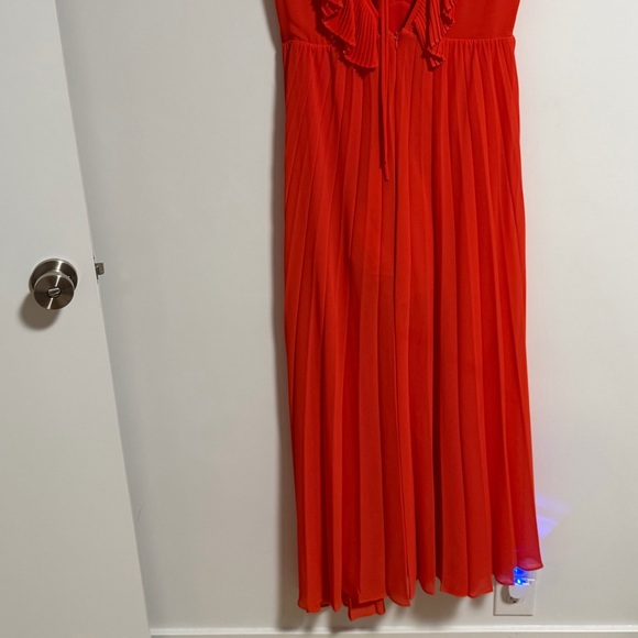 Zara Vibrant Red Maxi Dress - Picture 16 of 16